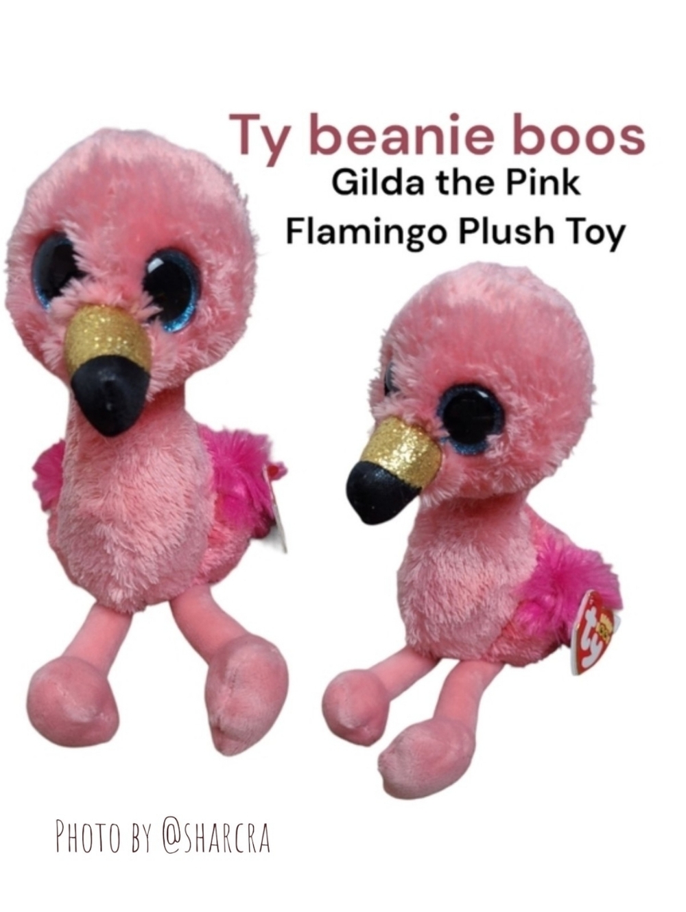 Ty Beanie Boos Gilda the Pink Flamingo Plushie stuffed animal stuffed kids toy